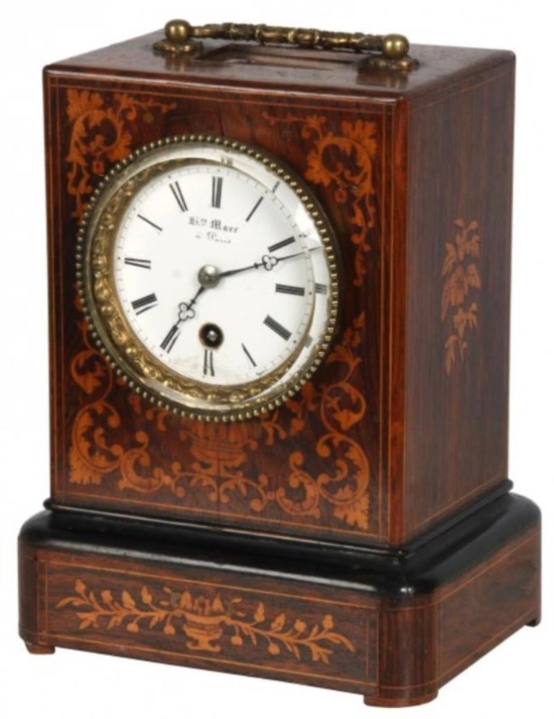 Henry Marr Silk Thread Carriage Clock