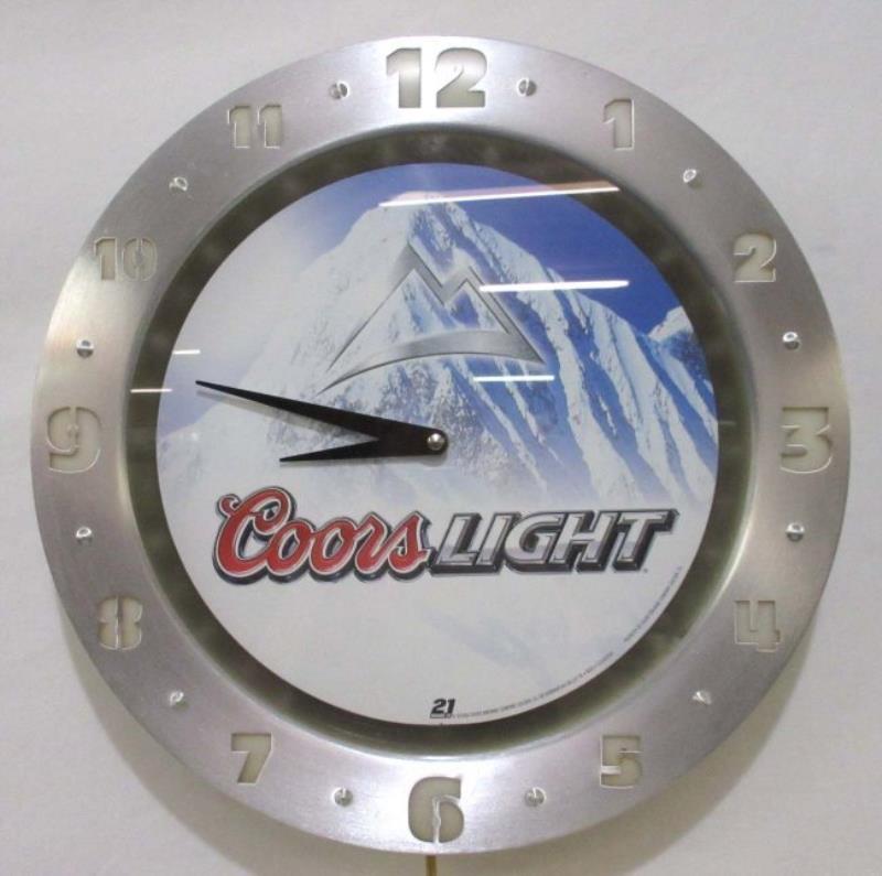 Coors Light Adv. Clock