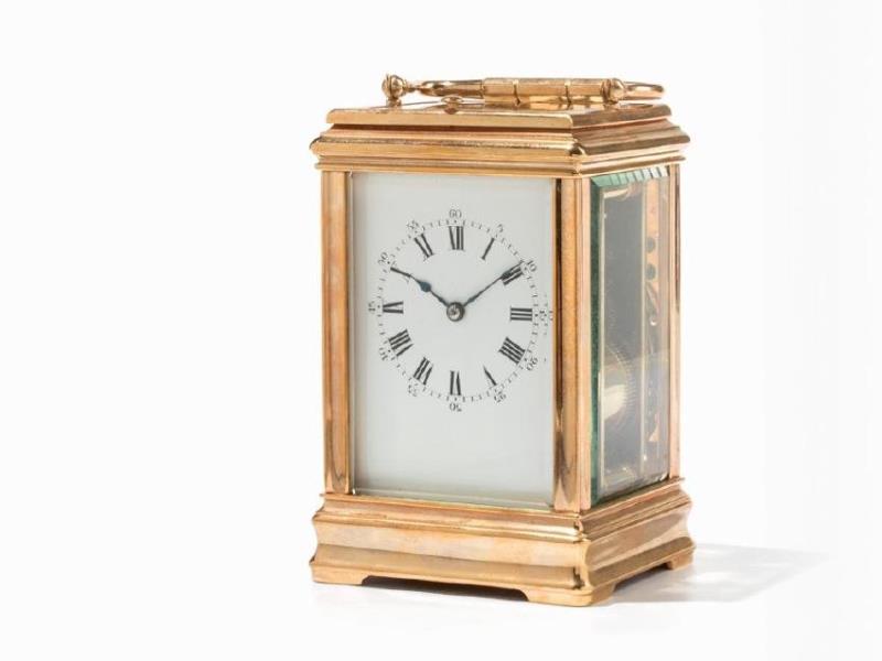 French Carriage Clock, France, c. 1875