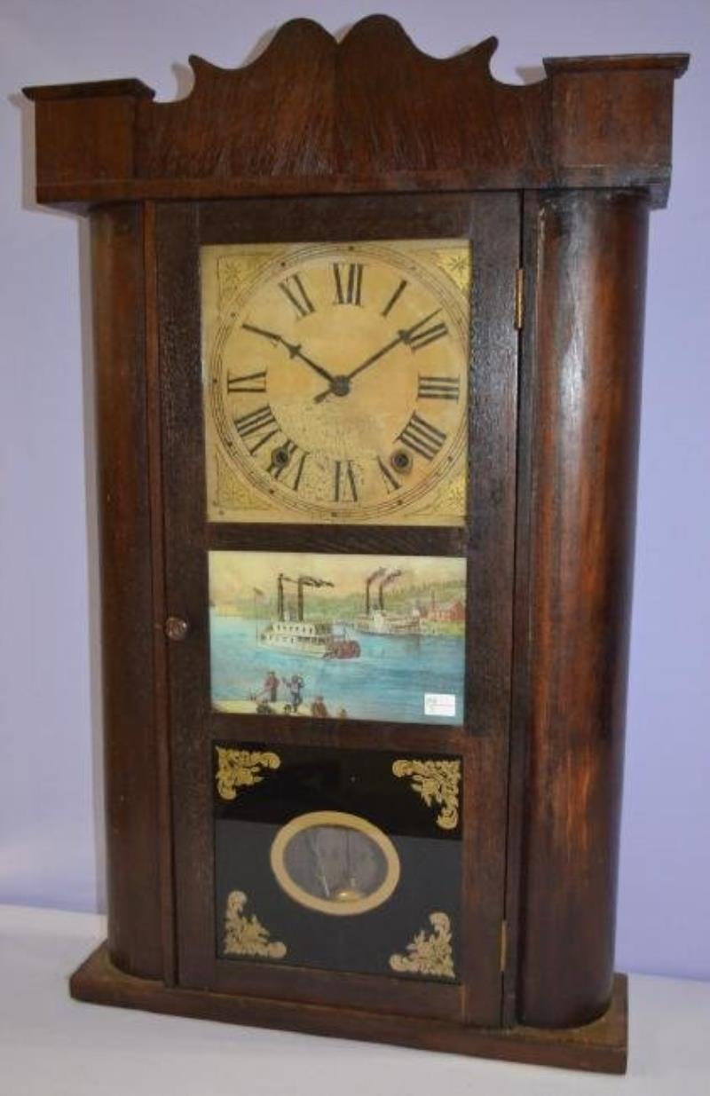 Antique Marsh, Williams & Co. Weight Driven Clock