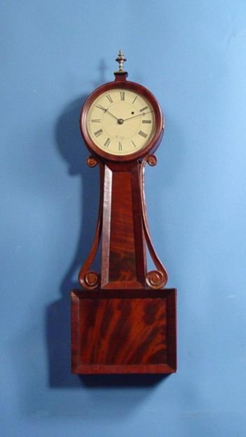 H. Tifft Period American Banjo Wall Clock