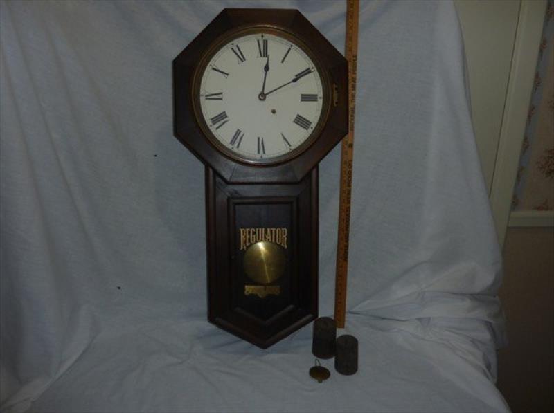 Seth Thomas Long Drop School House Regulator Clock