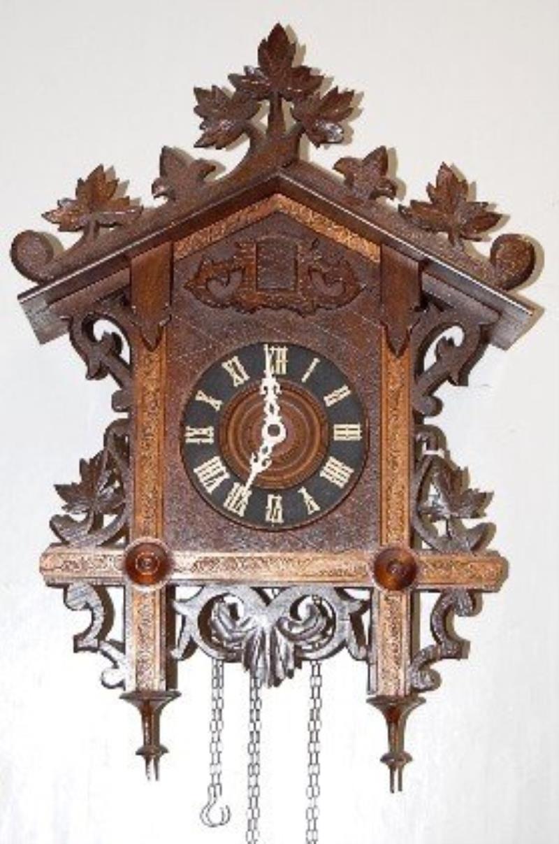 Black Forest Carved Cuckoo Clock