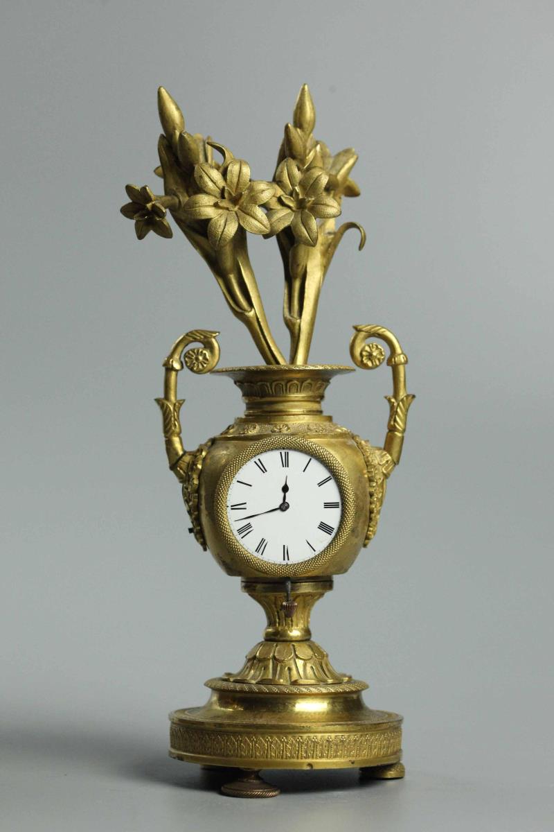 1st Empire Dore Bronze Clock