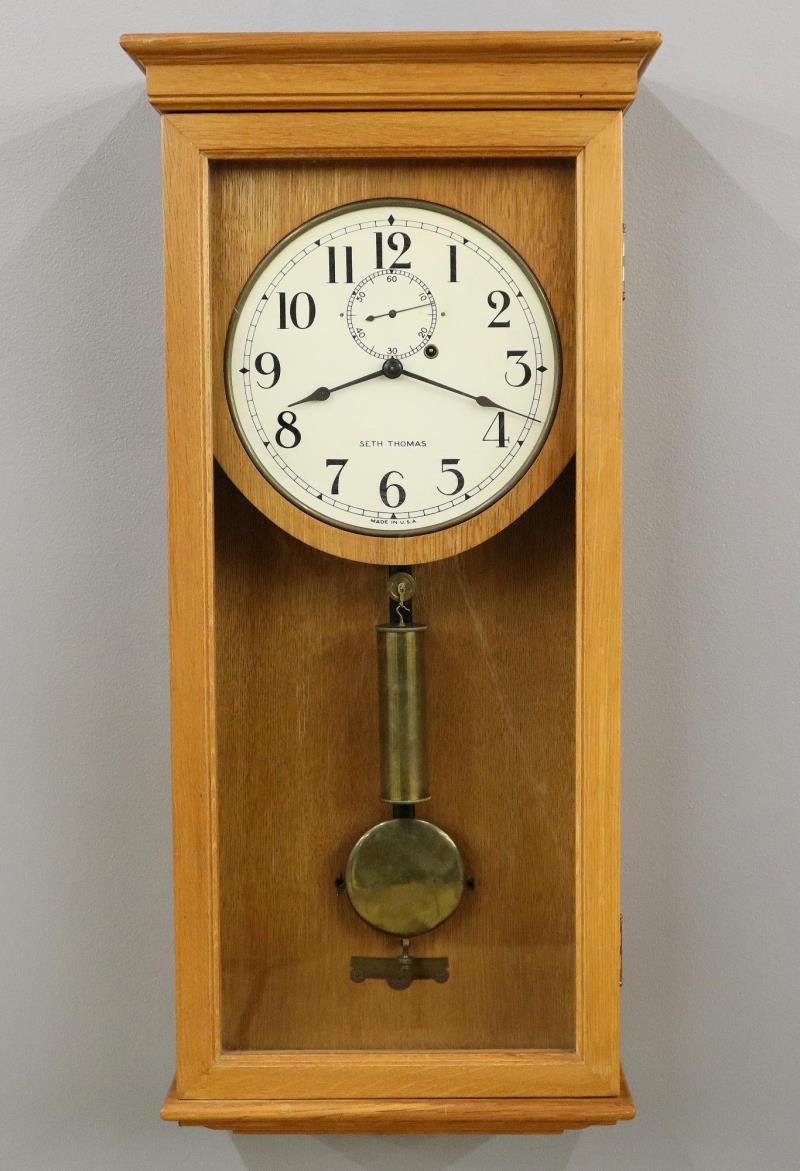 Seth Thomas Regulator No. 4  Wall Clock