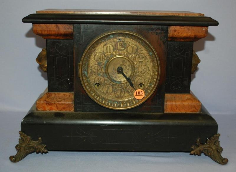 Antique Seth Thomas Adamantine Mantle Clock