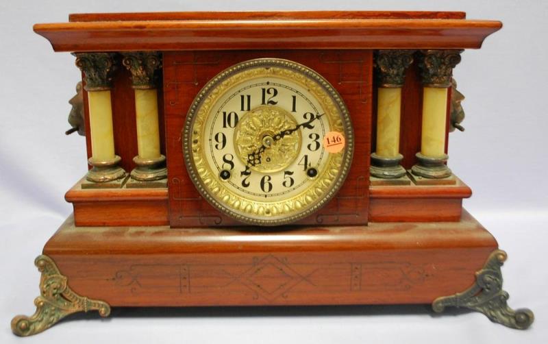 Antique Seth Thomas Adamantine Mantle Clock