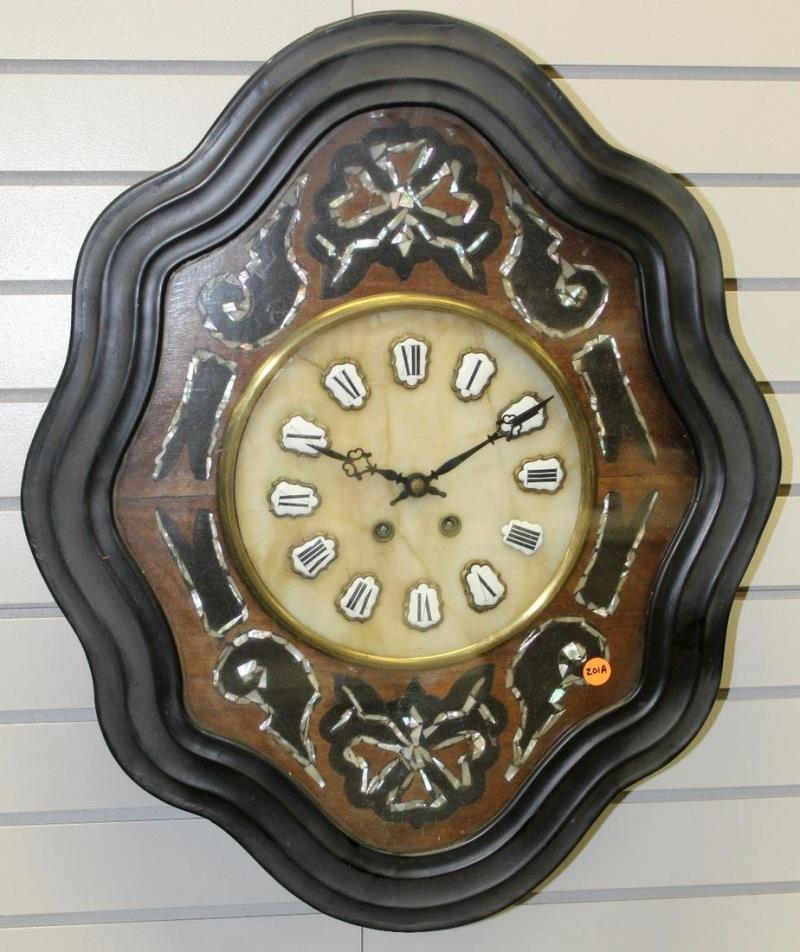 Antique French Bakers Wall Clock