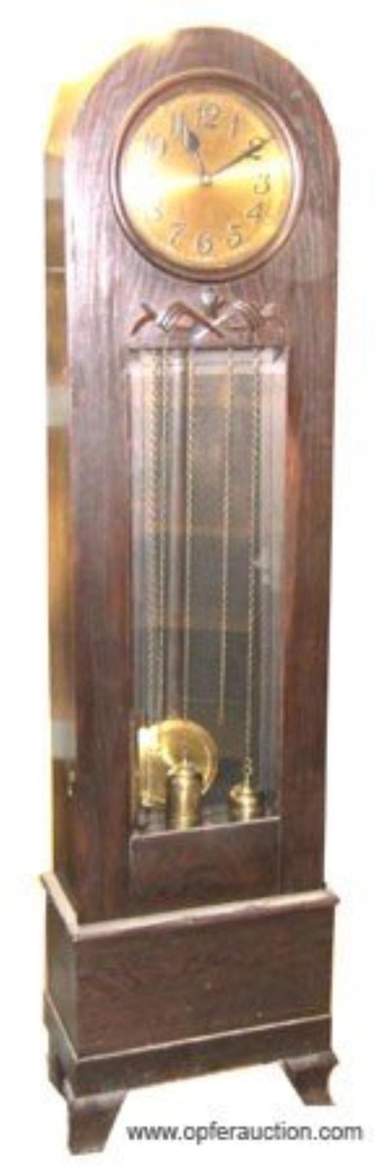 OAK GRANDFATHER CLOCK