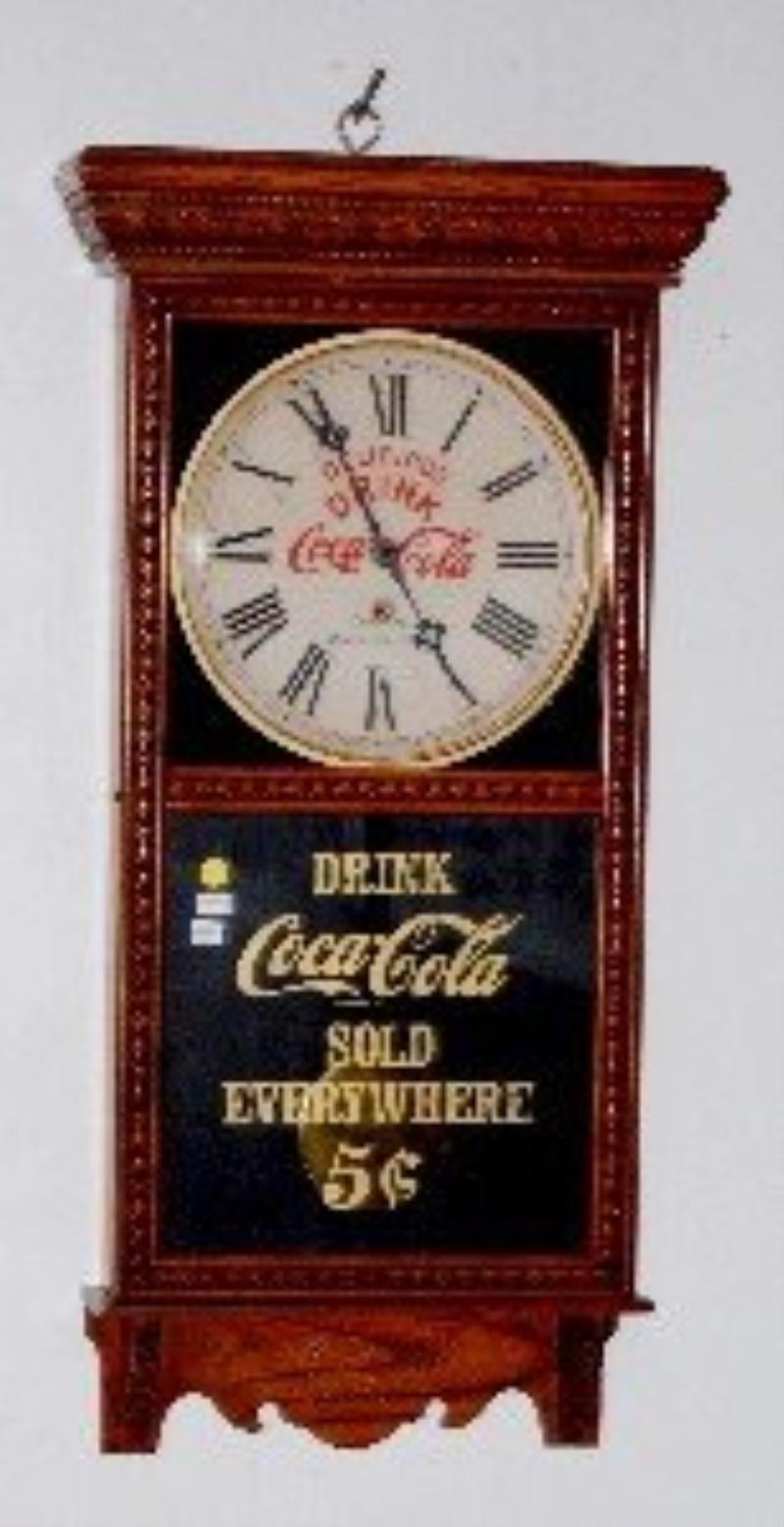 “Drink Coca Cola” Store Regulator Clock