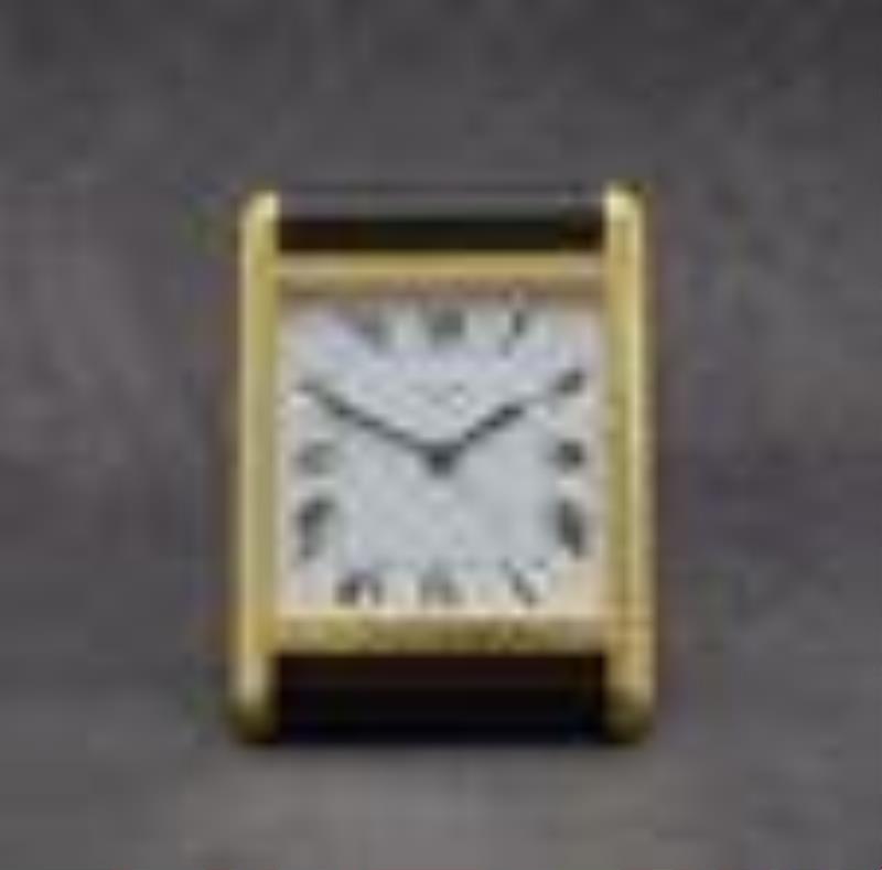 CARTIER Paris table alarm clock of the series Tank
