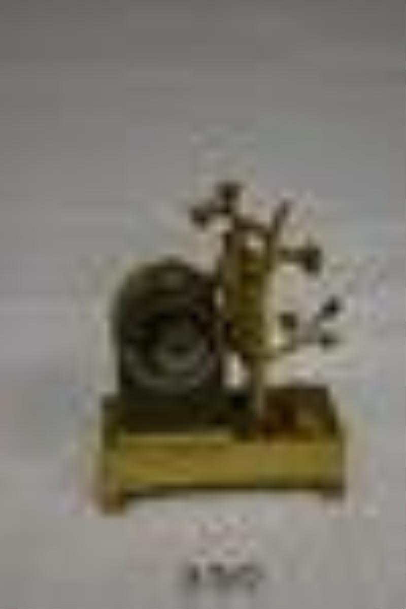 French Bronze Figural Mantle Clock