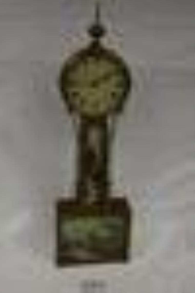 Banjo Clock with Reverse Painted Glass