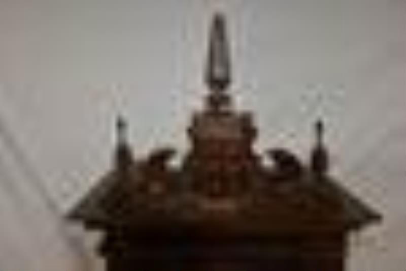 Rare Trumpeter Clock with Automaton