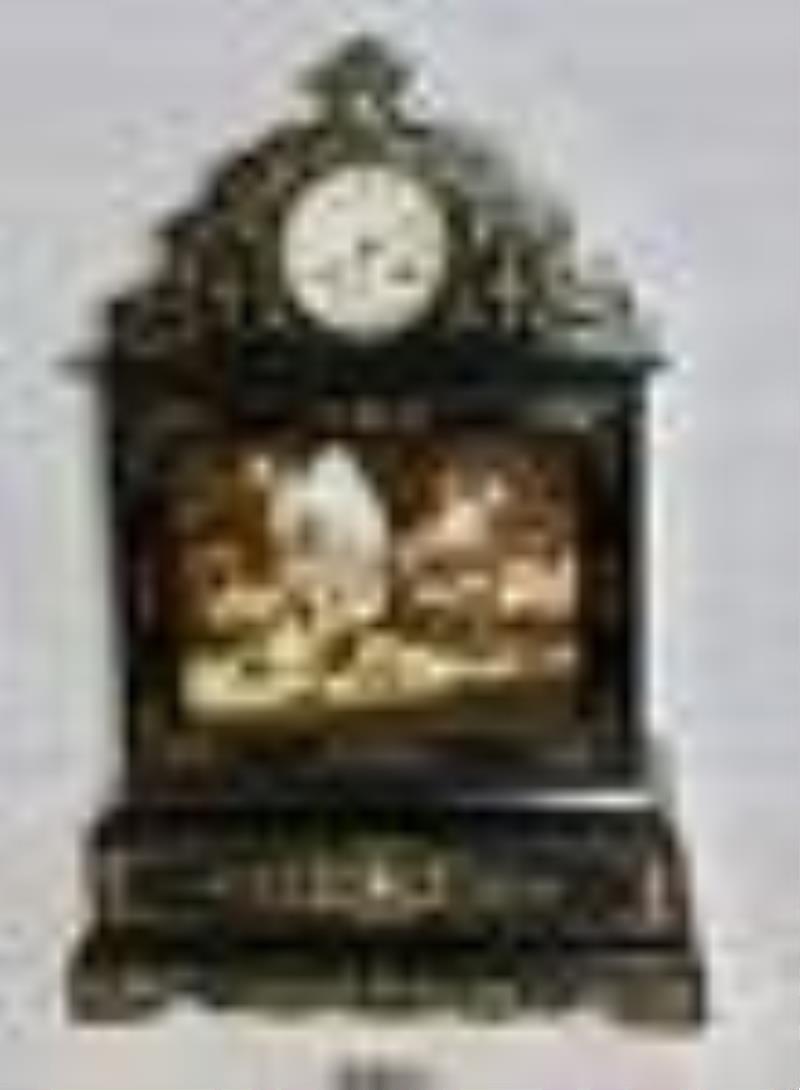 Rare French Animated Clock by Dargent