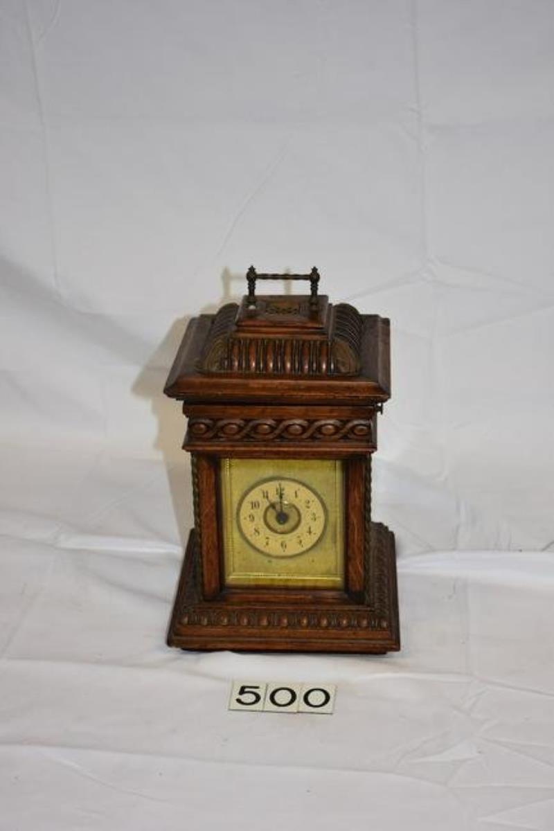 Musical Clock with Symphonion Music Box