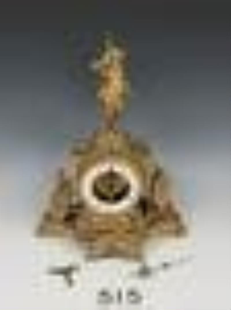 Brass Figural Shelf Clock