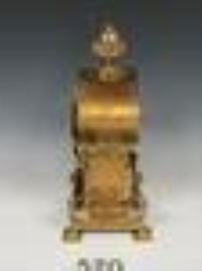 English Brass Mantle clock