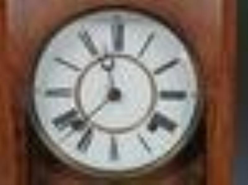 German Porcelain Dial Wall Clock