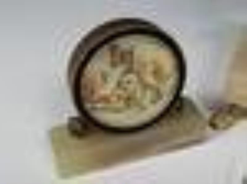 Figural Desk Clock