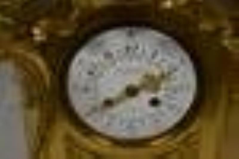 Excellent Brass French Shelf Clock