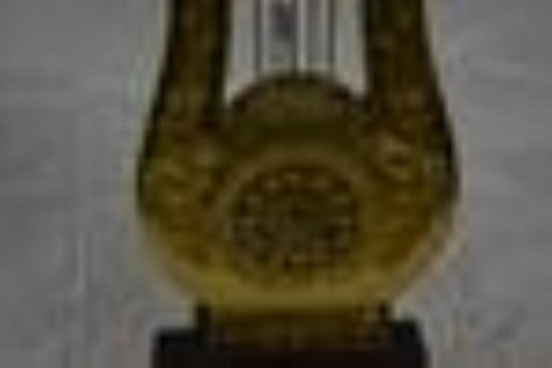French Lyre Clock