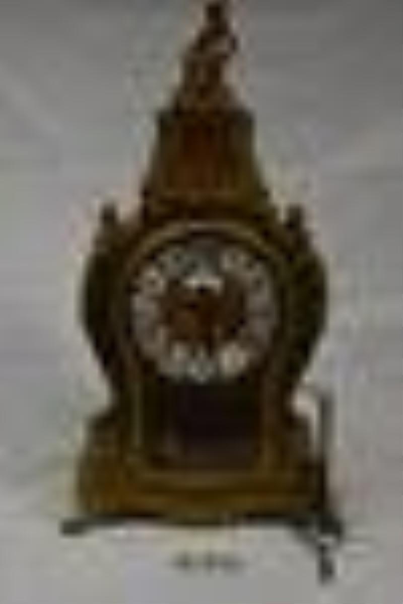 French Boulle Brass Shelf Clock
