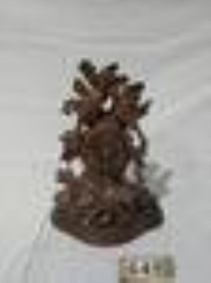 Black Forest Carved Wooden Clock