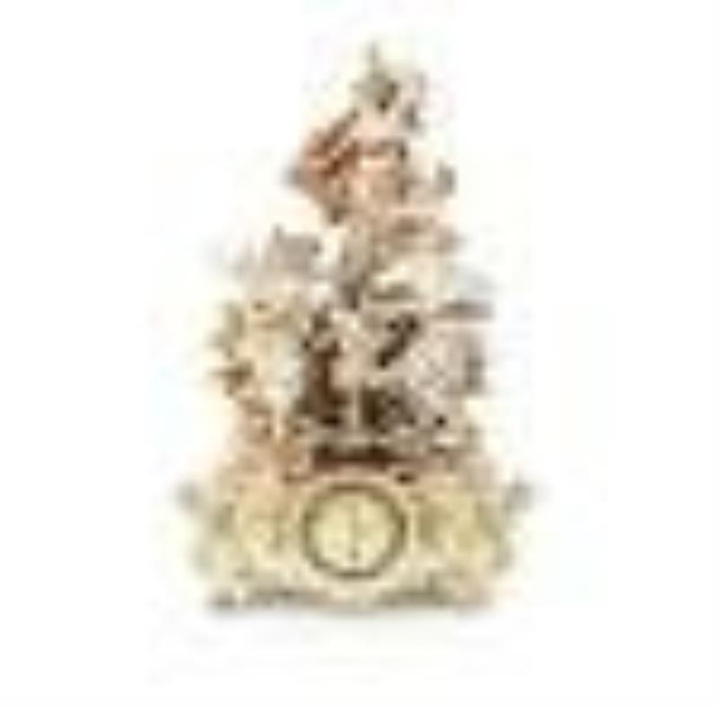 Meissen Porcelain Women with Cherubs Mantel Clock