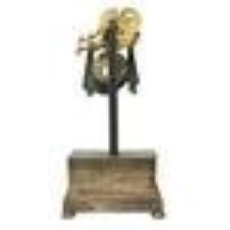 French Napoleon III Figural Mantel Clock Prometheus.