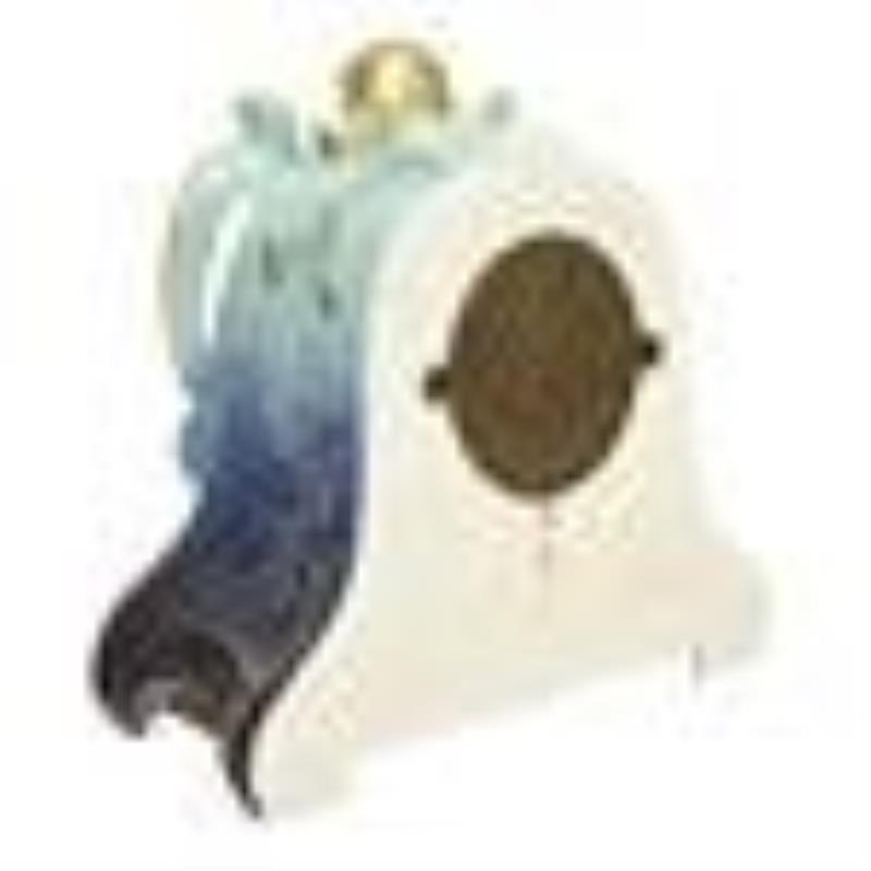 Royal Bonn Ansonia Painted Ceramic Mantel Clock.