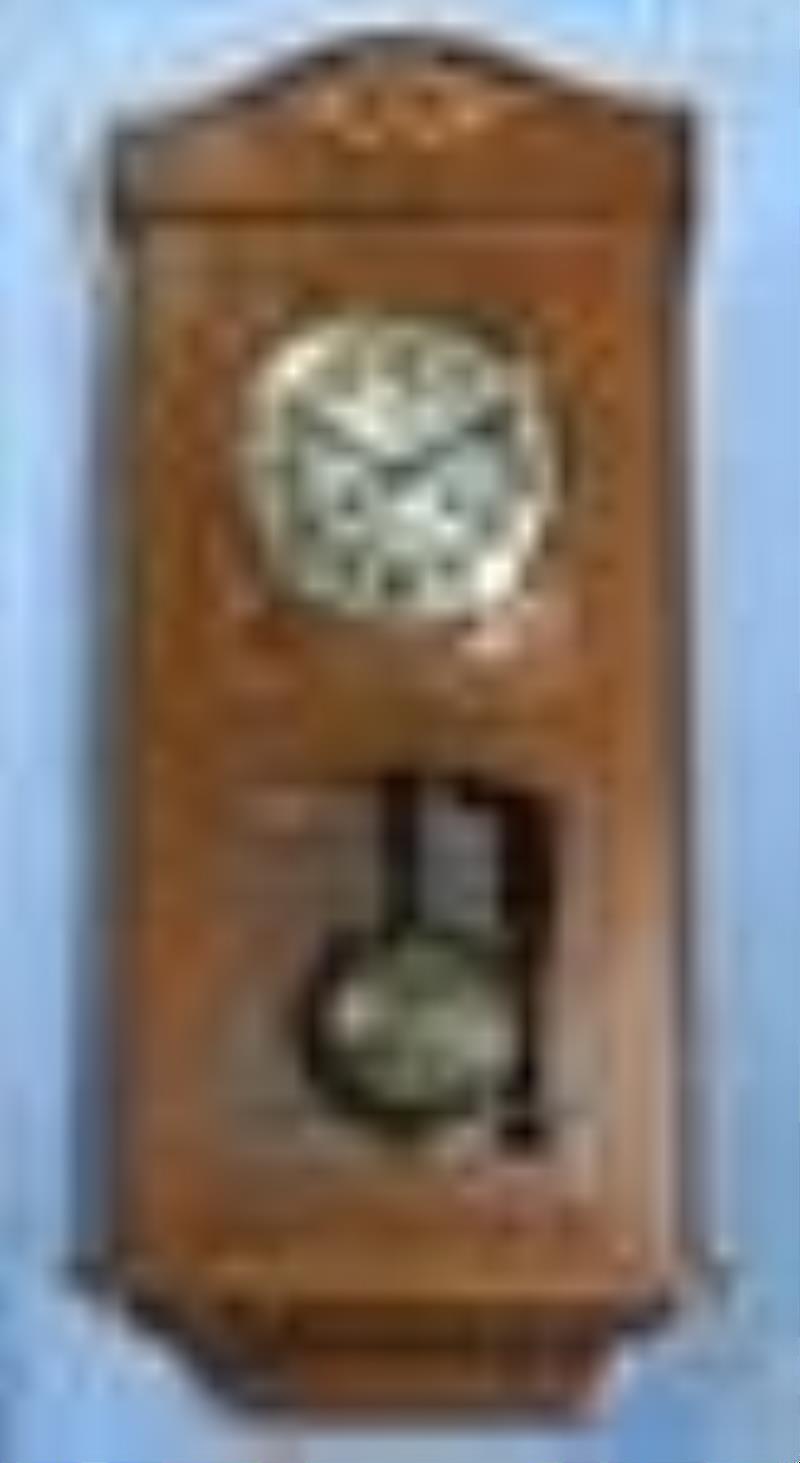 Gustrav Becker German wall clock, ca. 1910