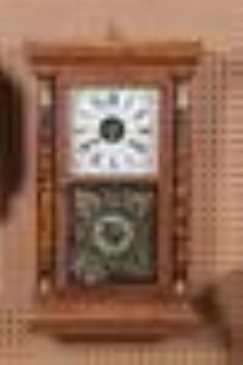 Seth Thomas “Rosewood” Gilt Column Mantle Clock