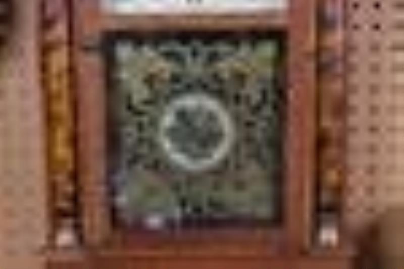Seth Thomas “Rosewood” Gilt Column Mantle Clock