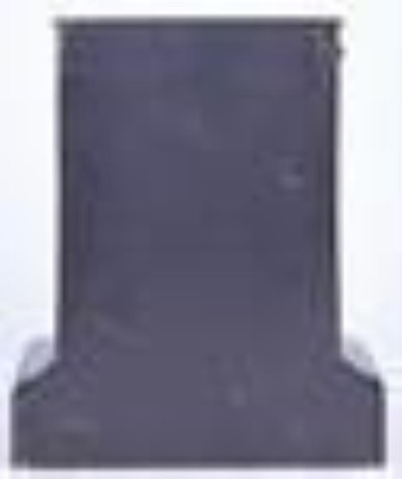 Chauncey & Jerome marbleized black iron mantle clock
