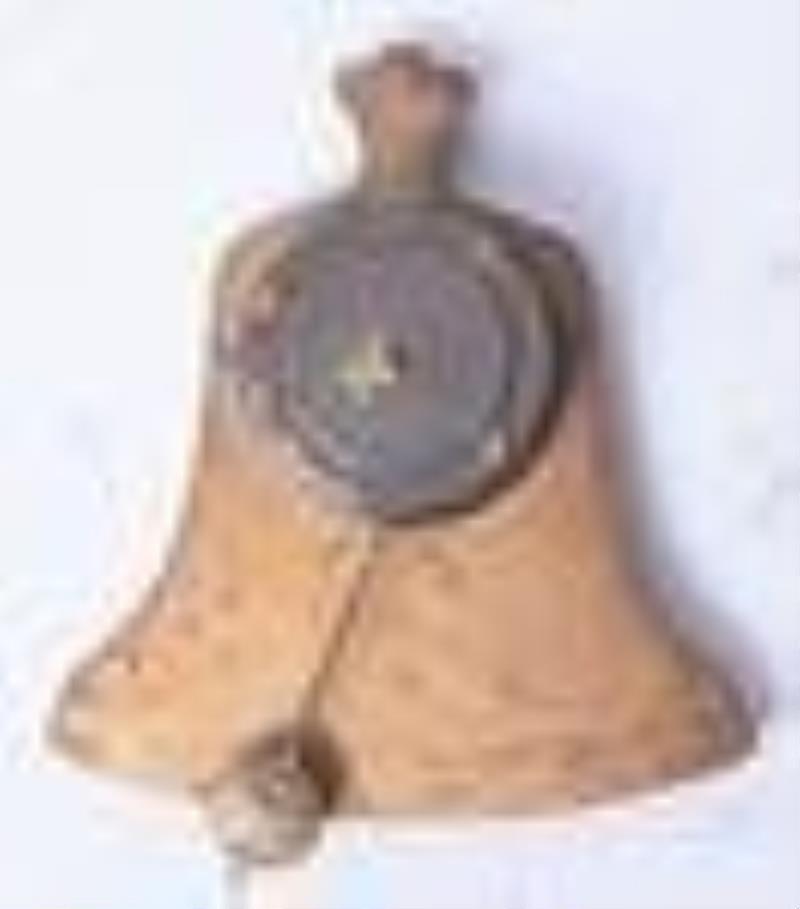 Novelty Lux Liberty Bell wall clock