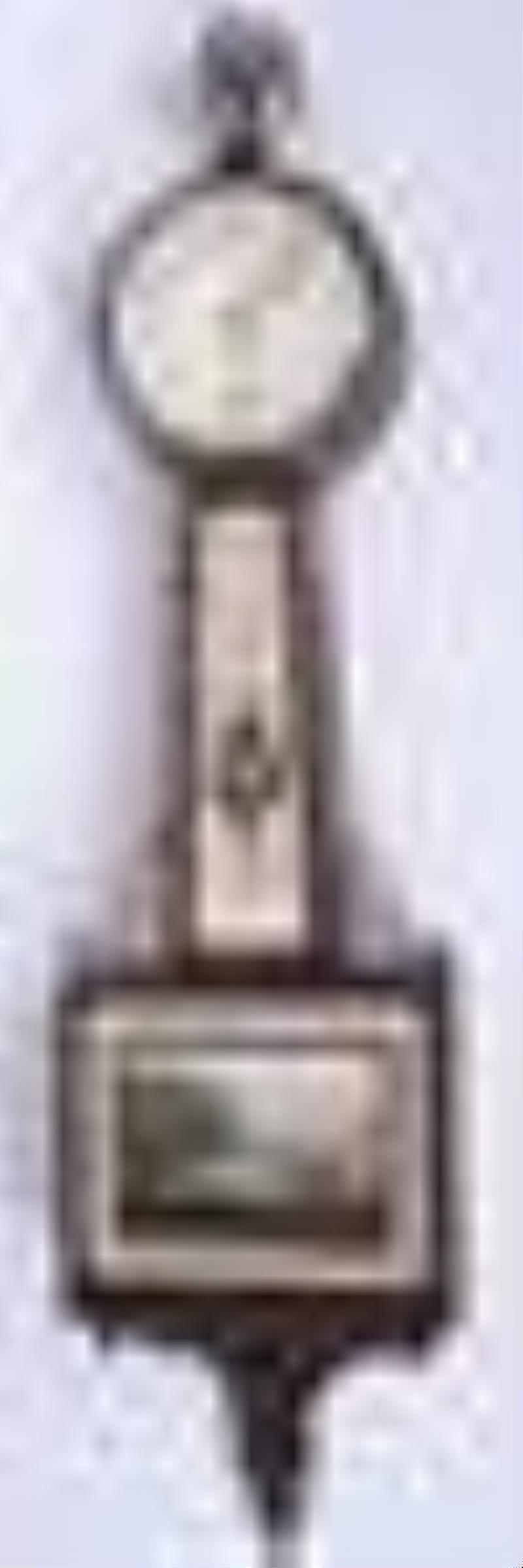 Waltham weight driven banjo clock