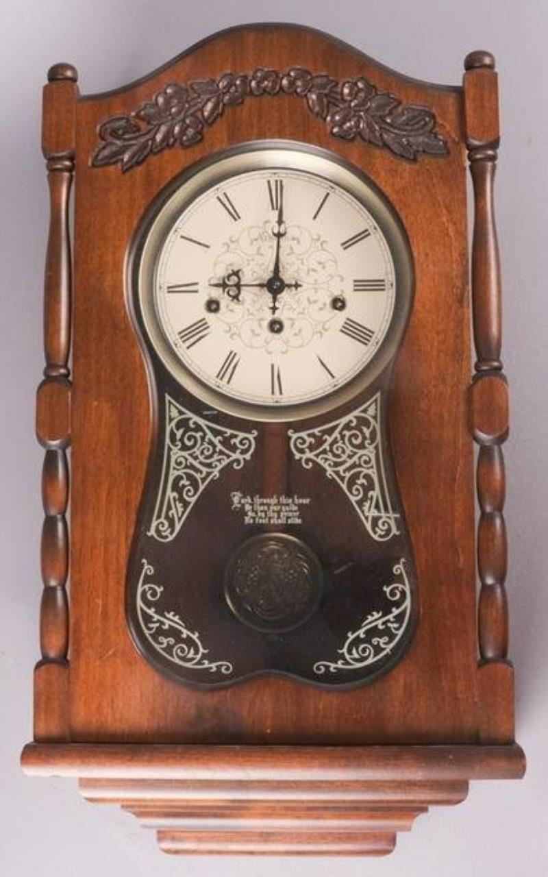 Modern Seth Thomas Chiming Wall Clock