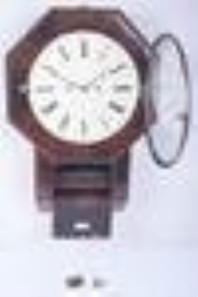 Atkins & Whiting Rosewood Wall Clock