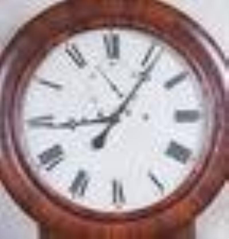 E. N. Welch Rosewood 2 weight Regulator Clock