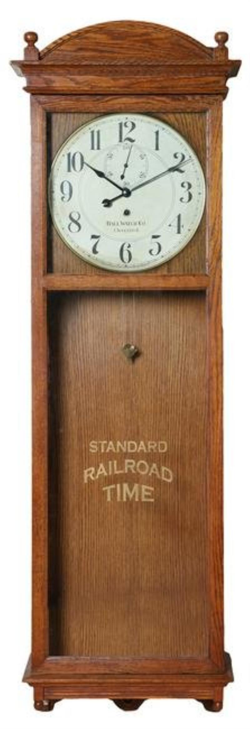 Seth Thomas Ball Watch Co B&O RR advertising clock