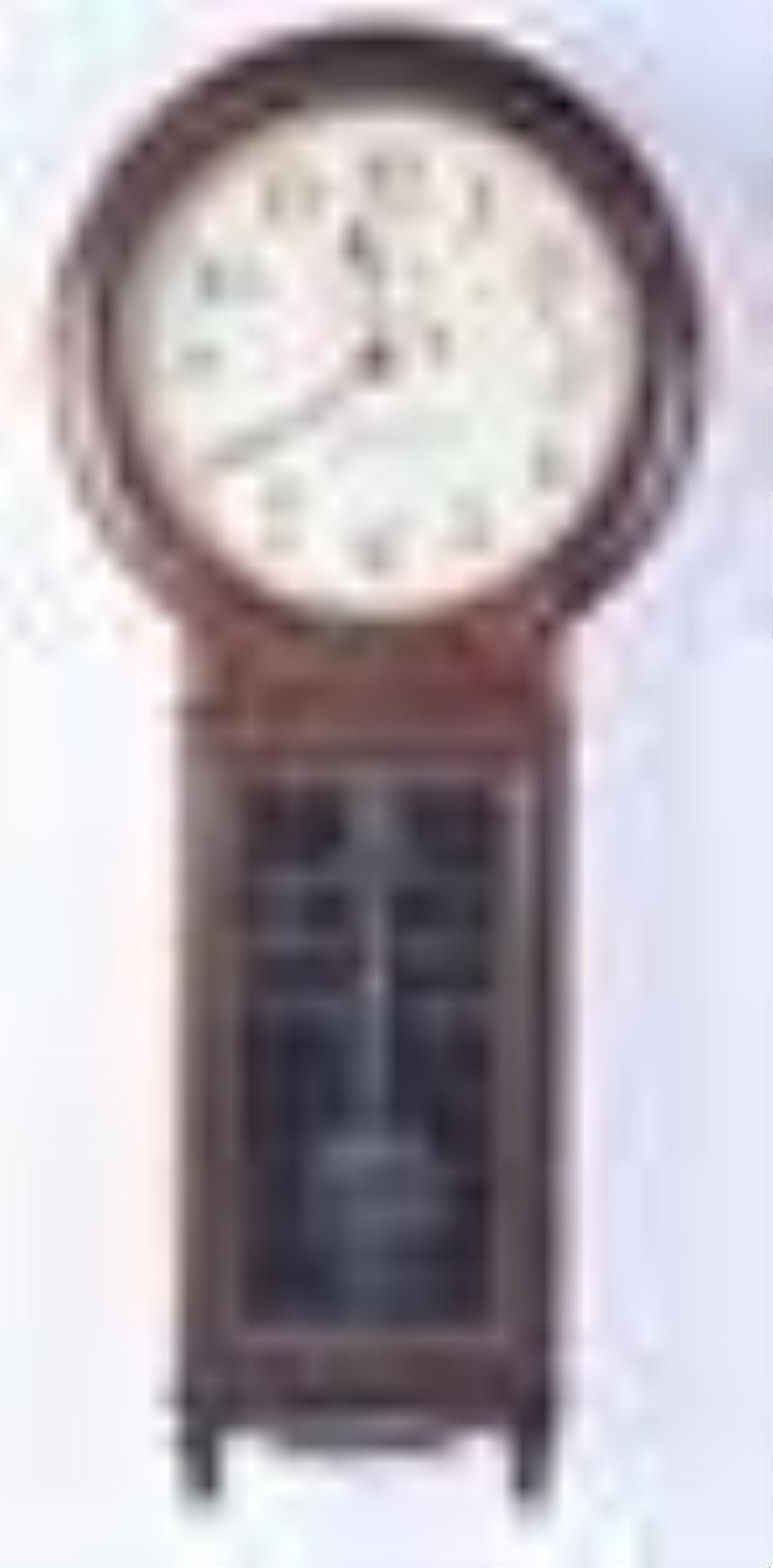 Seth Thomas No 2 wt driven wall clock, Ball Watch Co