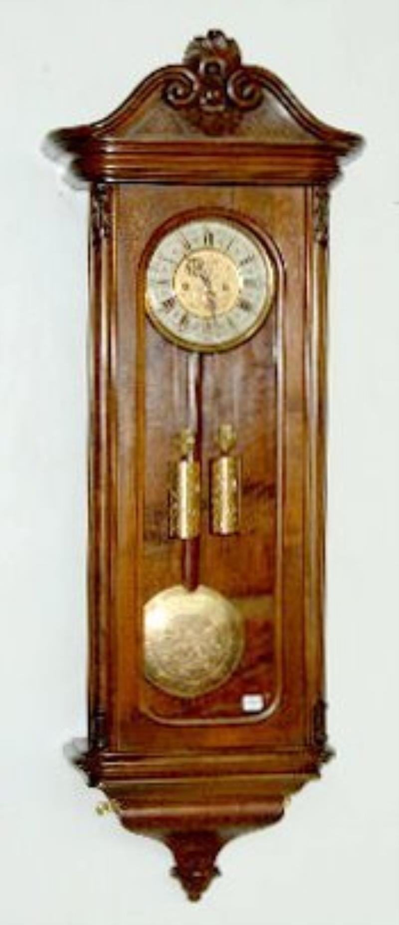 Vienna Regulator Walnut 2 Weight Wall Clock