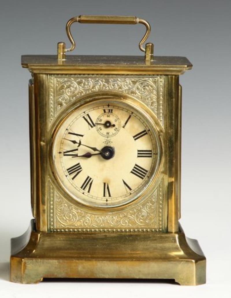 Junghans Carriage Clock With Musical Mechanical Repeate