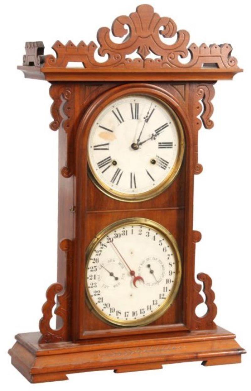 E.N. Welch “Arditi” Double Dial Clock