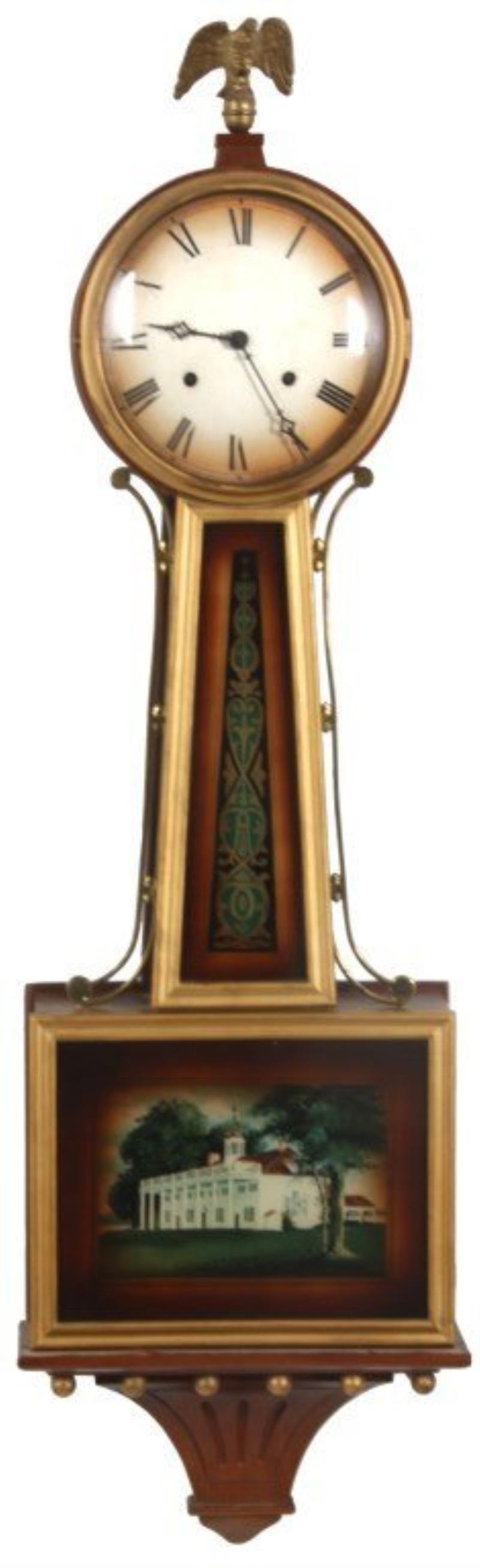 New Haven Presentation Banjo Clock