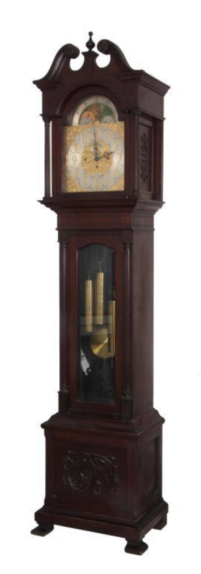 Seth Thomas Mahogany Grandfather Clock