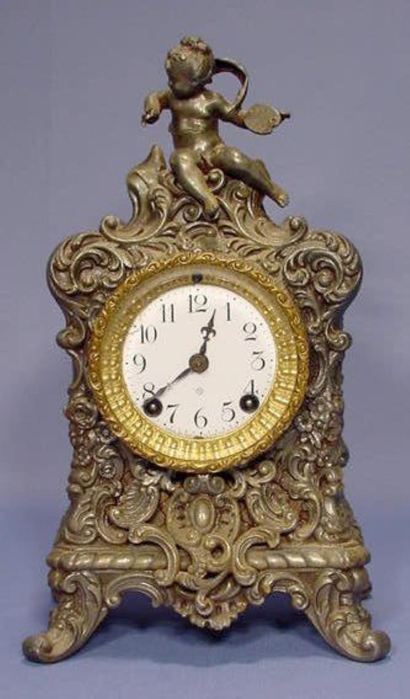 Ansonia Crest  Mantle Clock