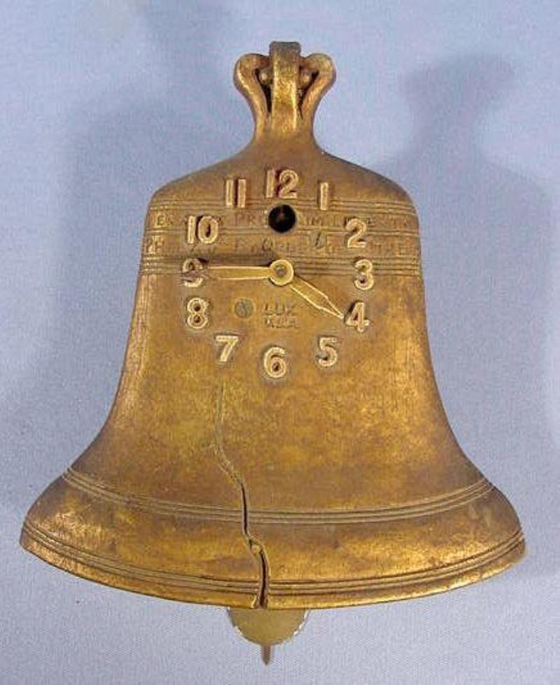 Lux Liberty Bell Novelty Clock