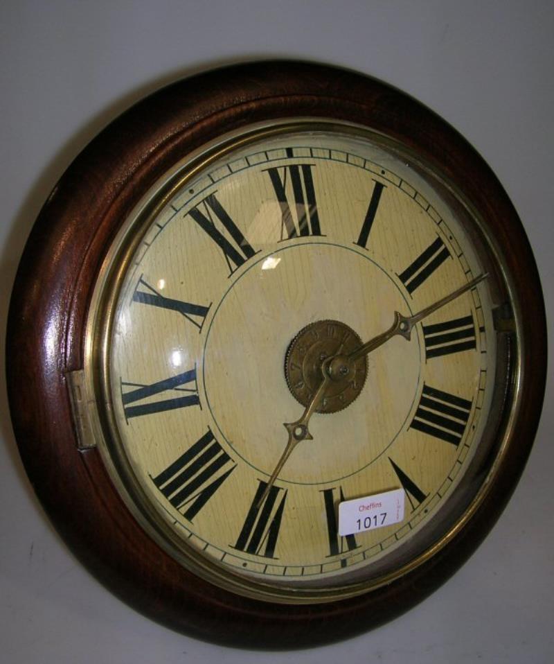 A 19TH CENTURY BLACK FOREST ALARM CLOCK